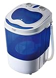 JUNG ADLER AD8051 Mini Waschmaschine mit Schleuder blau, Waschautomat bis 3 KG, Reisewaschmaschine,…
