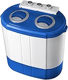 Mini Waschmaschine mit Schleuder Waschautomat bis 3 KG 2 Kammern Schleuderkammer bis 1 Kg Reisewaschmaschine…