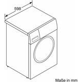 SIEMENS Waschmaschine WG44G10G0, 9 kg, 1351 U/min, iQdrive, LCD Tasten, Nachlegefunktion